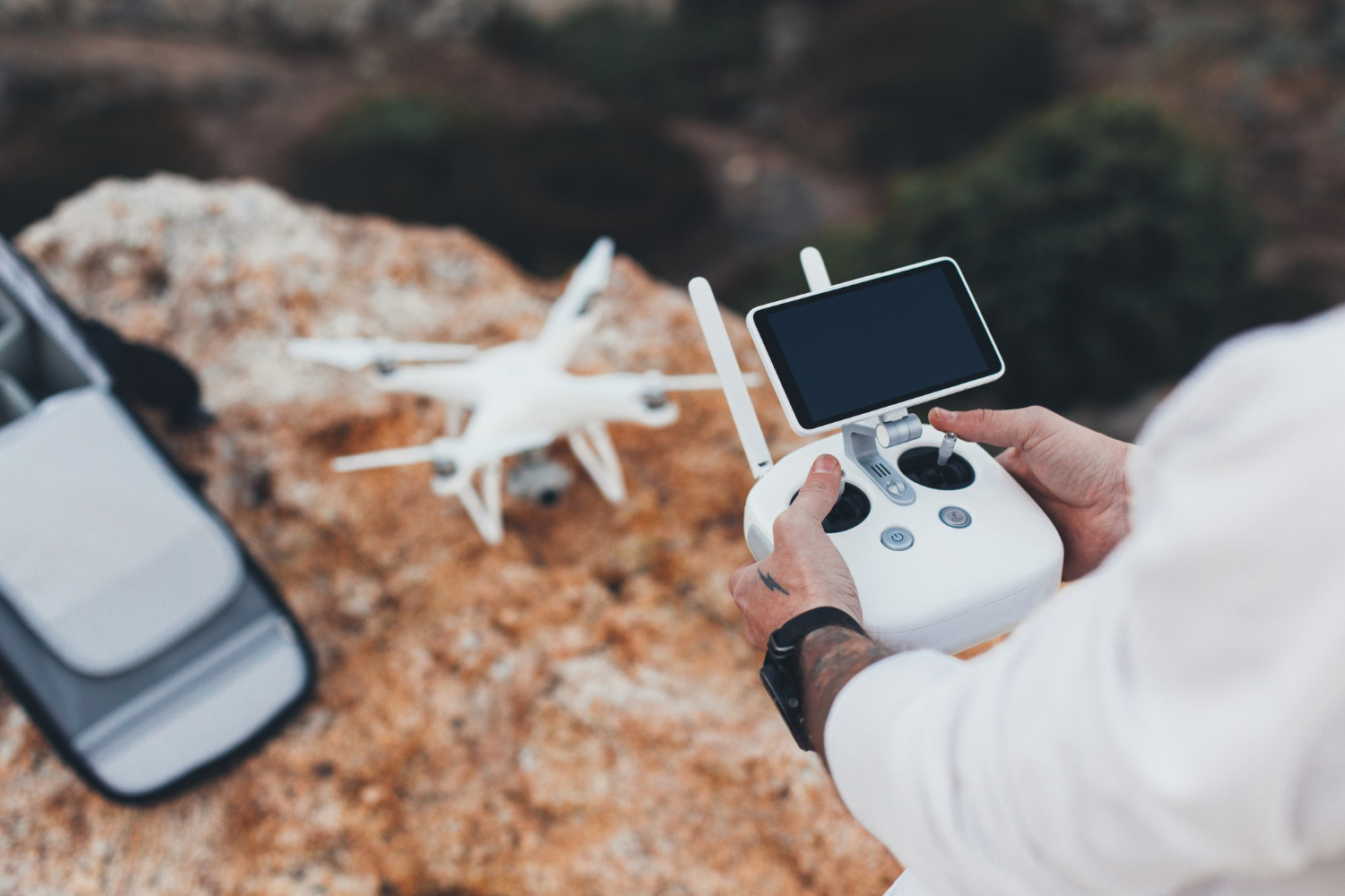 การใช้ Drone